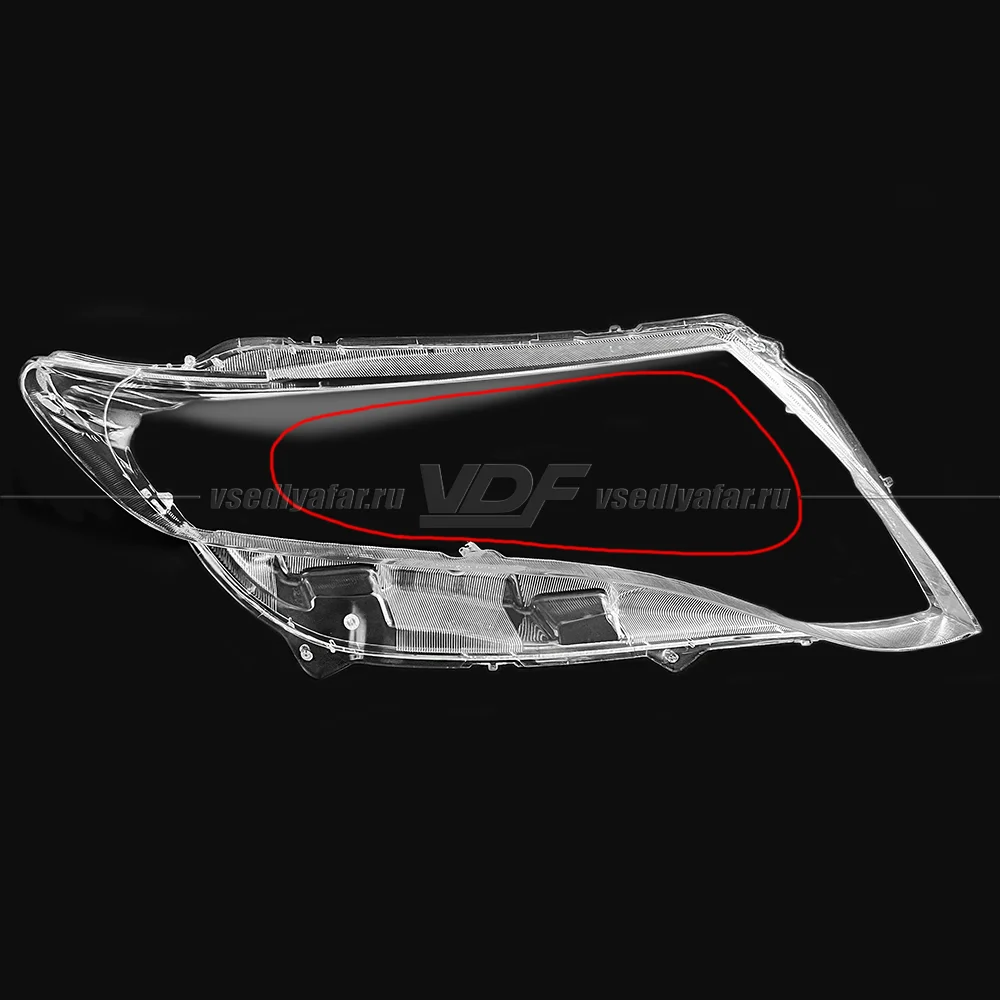 УЦЕНЕННОЕ стекло для фары Toyota Venza (2008-2012) Правое №9