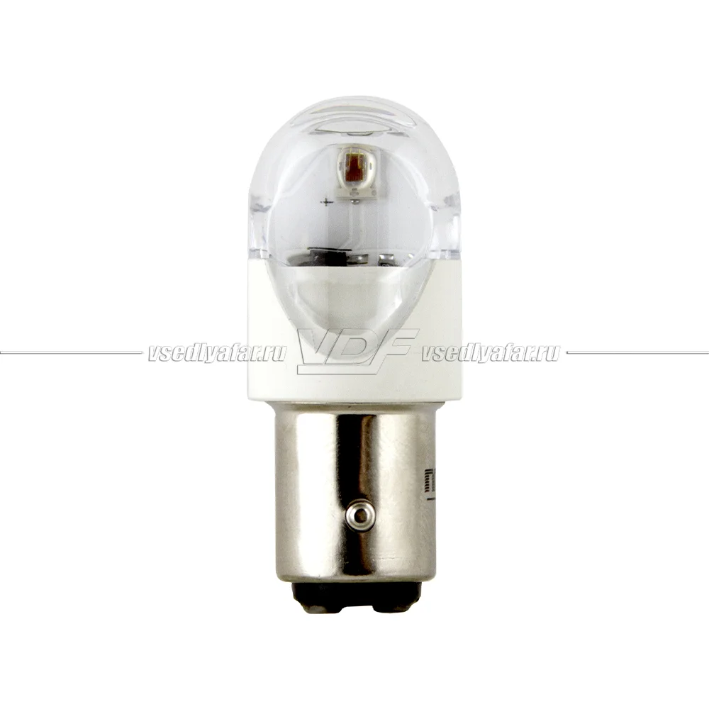 Светодиодная лампа MTF Light Night Assistant 12В, 2.5Вт, P21/5W, красный, 1 шт., NP21/5WR