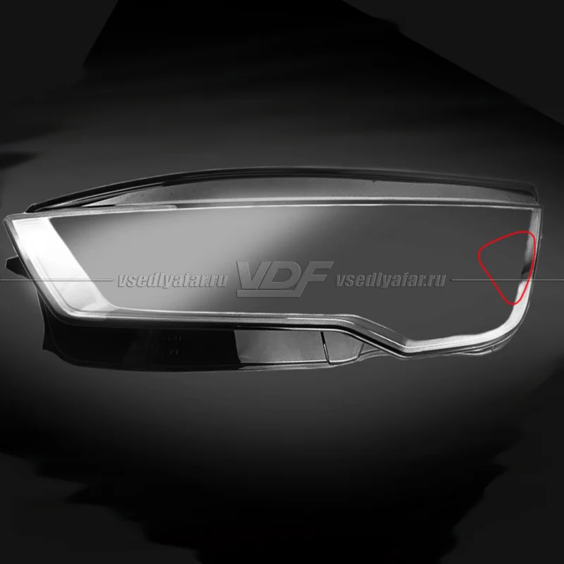 Уцененное стекло для фары Audi A7 (4G) (2014-2018) Левое №1 