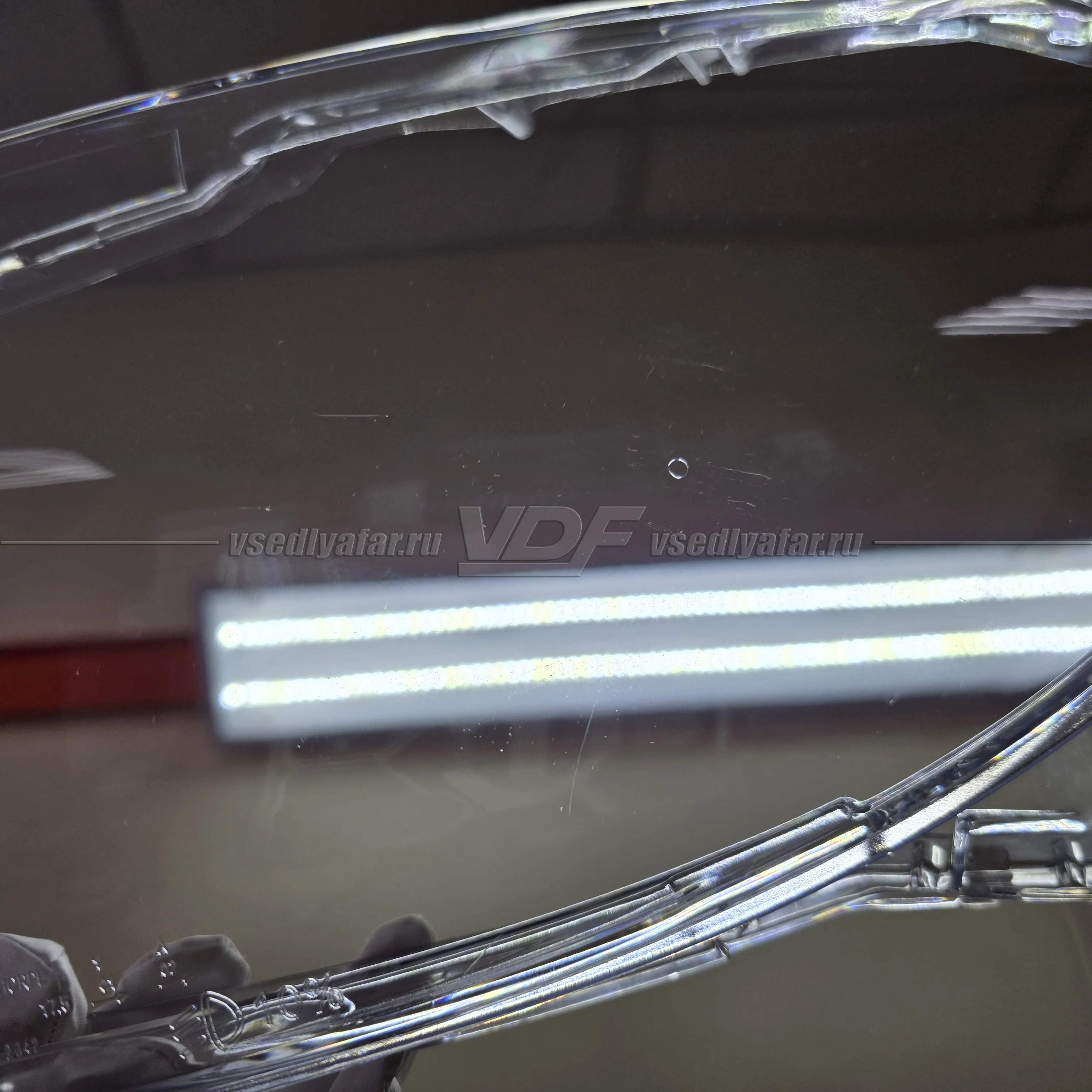 Уцененное стекло для фары Mazda 6 GH (2007-2013) Левое №15