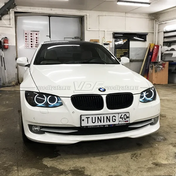 Светодиодные Ангельские глазки BMW 3 E92 2006-2010 Цвет: Белый