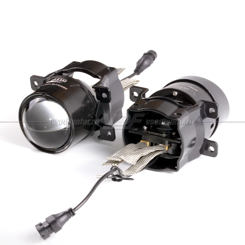 Бисветодиодные линзы в противотуманные фары MTF Light серия ABSOLUTE VISION 5500К FL44K55-24