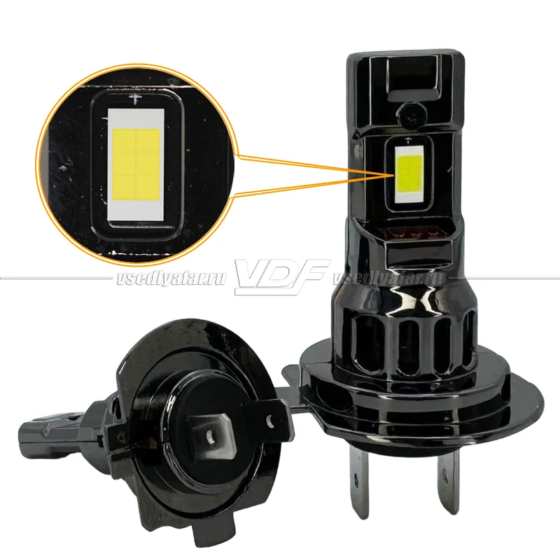 Светодиодные лампы SVETCAR Compact Super H7 5500K, 2шт