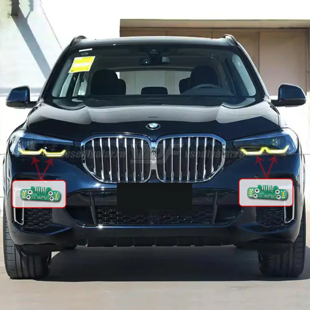 Комплект плат маркера BMW X5 G05/X6 G06 2018-2023 LED VDF-Light Цвет: Лимонный