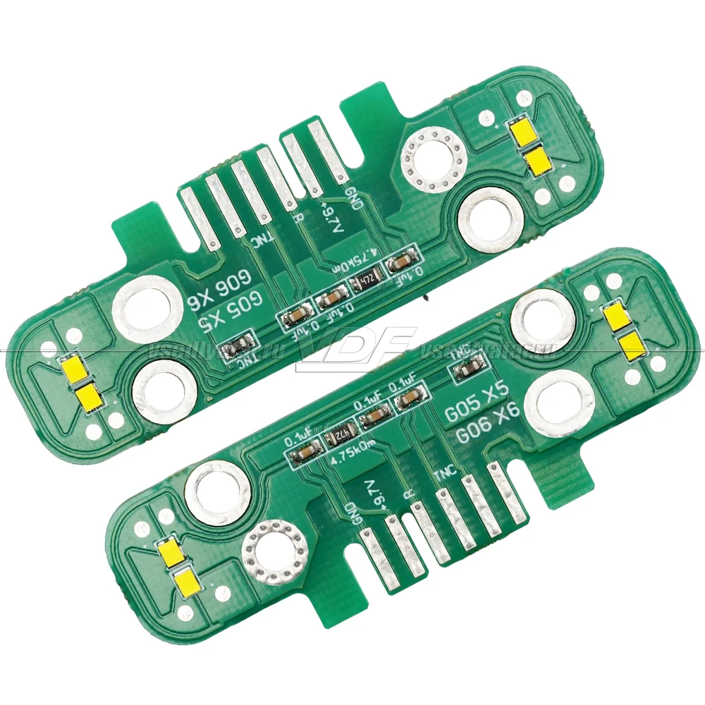 Комплект плат маркера BMW X5 G05/X6 G06 2018-2023 LED VDF-Light Цвет: Лимонный
