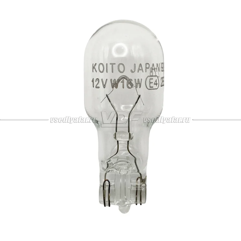 Лампа галогенная Koito W16W 10шт, 12V, 16W, 1781