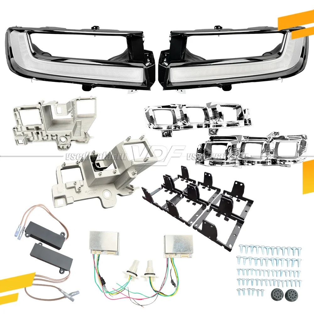 Комплект для установки линз в фары Toyota Land Cruiser 300 2021-2026 Рефлекторные фары