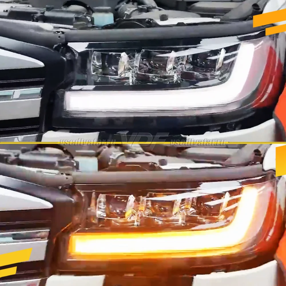 Комплект для установки линз в фары Toyota Land Cruiser 300 2021-2026 Рефлекторные фары