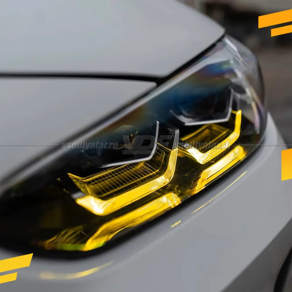 Комплект плат маркера BMW M3/M4 G26-G82 LED Цвет: Лимонный