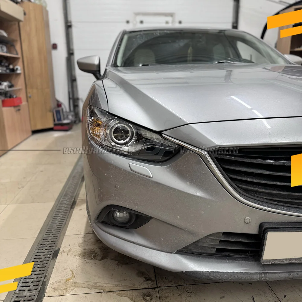 Стекло для фары Mazda 6 GJ (2012-2015) Дорестайлинг Правое
