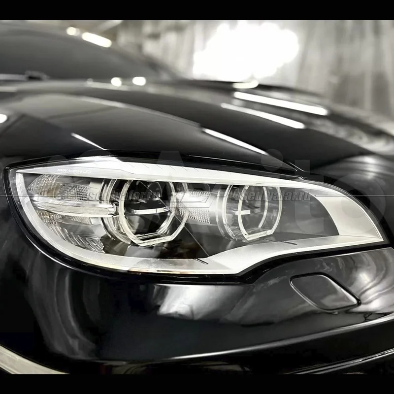 Стекло для фары BMW X6 E71 (2012-2014) LED Левое