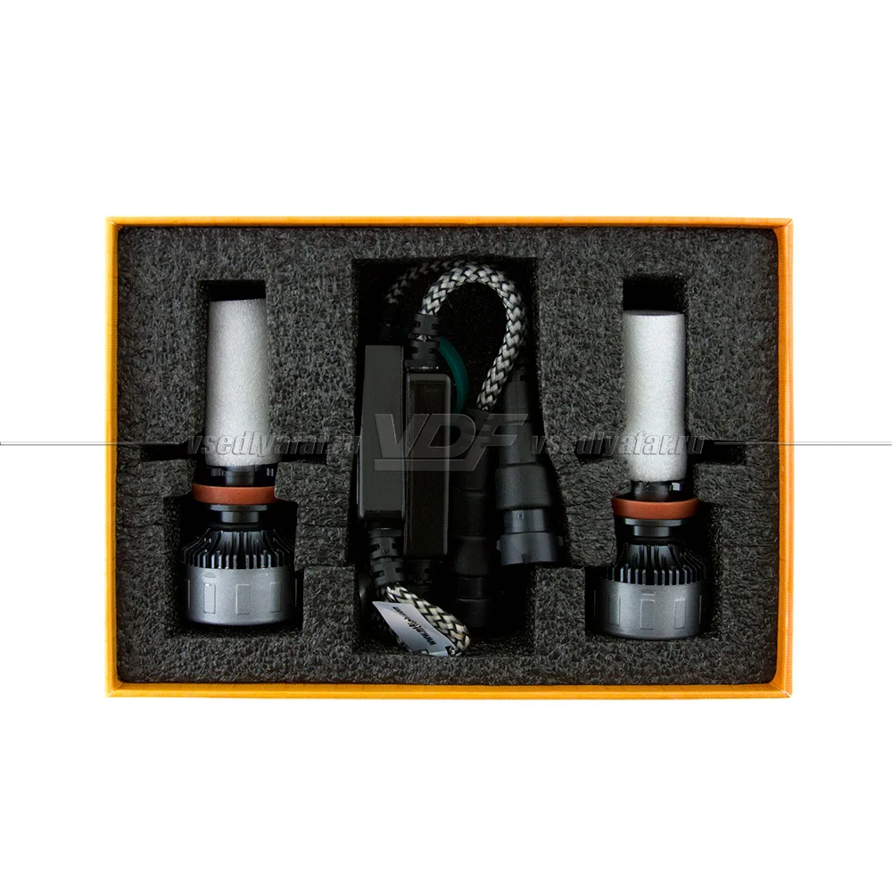 Светодиодные лампы MTF Light Cyber Light H11/H9 6000K 12V, 45W, 2шт, DP11K6