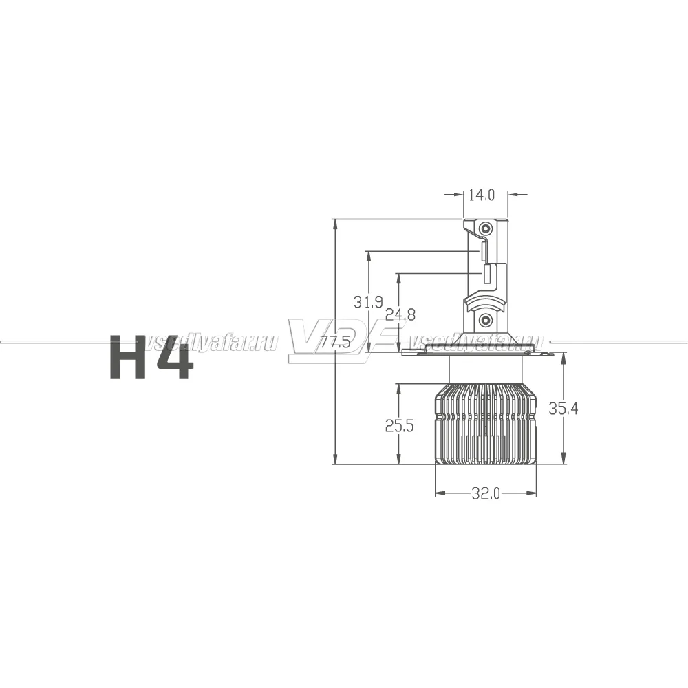 Светодиодные лампы MTF Light Active Night H4/H19 6000K 12V, 18W, 2шт, LAN04K6