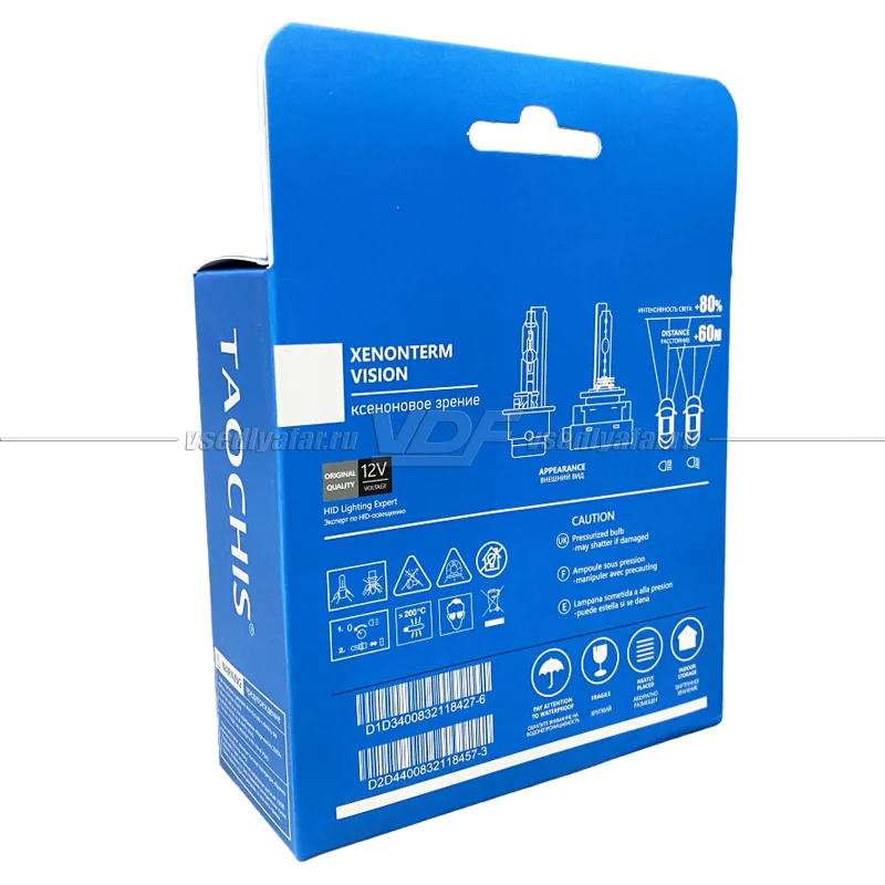 Ксеноновые лампы TAOCHIS D1S 4300K Standard DuoBox (Комплект)