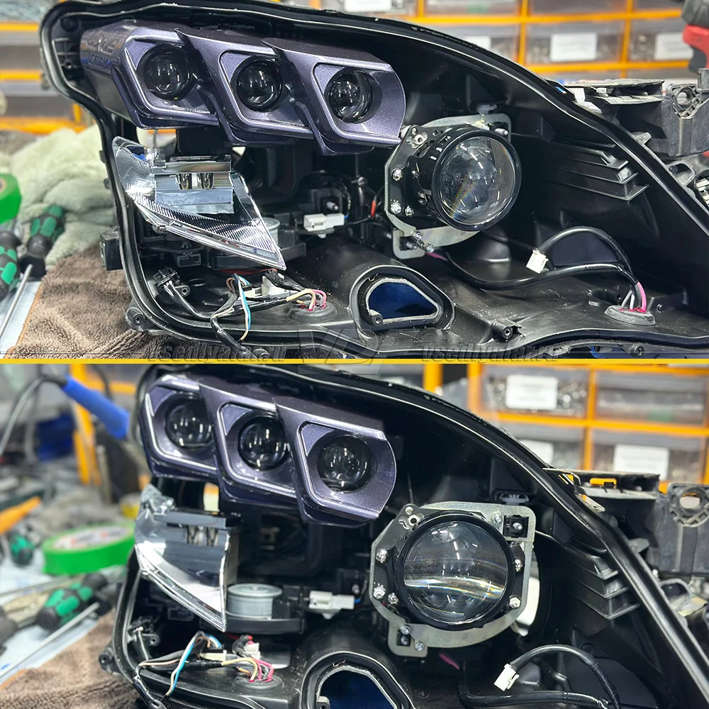 3D Набор для установки линз в фары Lexus LS 2006-2012 LED