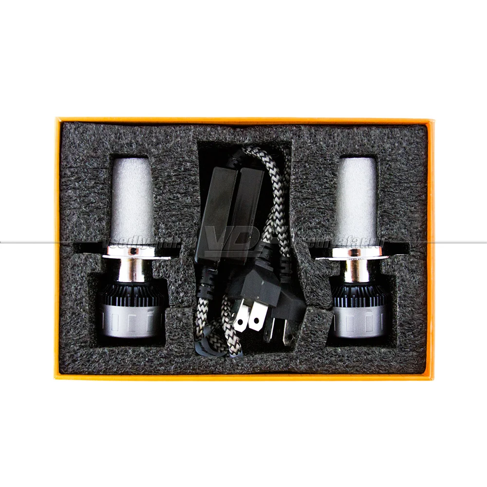 Светодиодные лампы MTF Light Cyber Light H4/H19 6000K 12V, 45W, 2шт, DP04K6