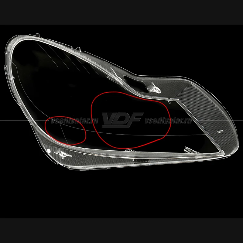 Уцененное стекло для фары Mercedes R230 (2008-2011) Правое №2