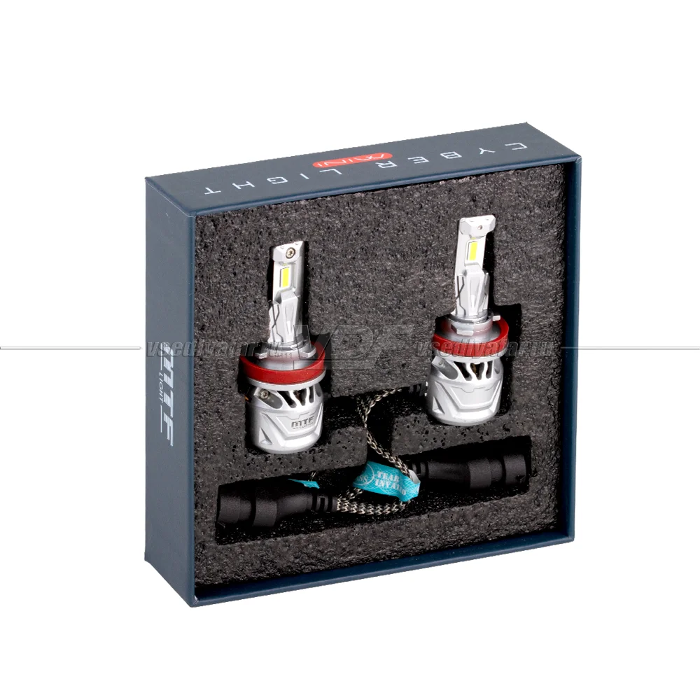 Светодиодные лампы MTF Light Cyber Light Mini HB3 6000K 12V, 45W, 2шт, CMB3K6