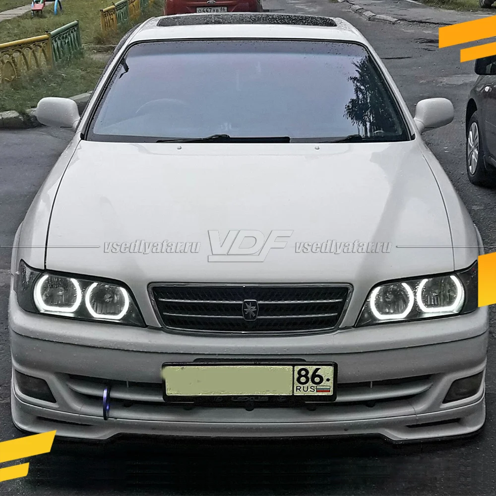 Светодиодные Ангельские глазки Toyota Chaser 1996-2001 Вариант 2 Цвет: Белый