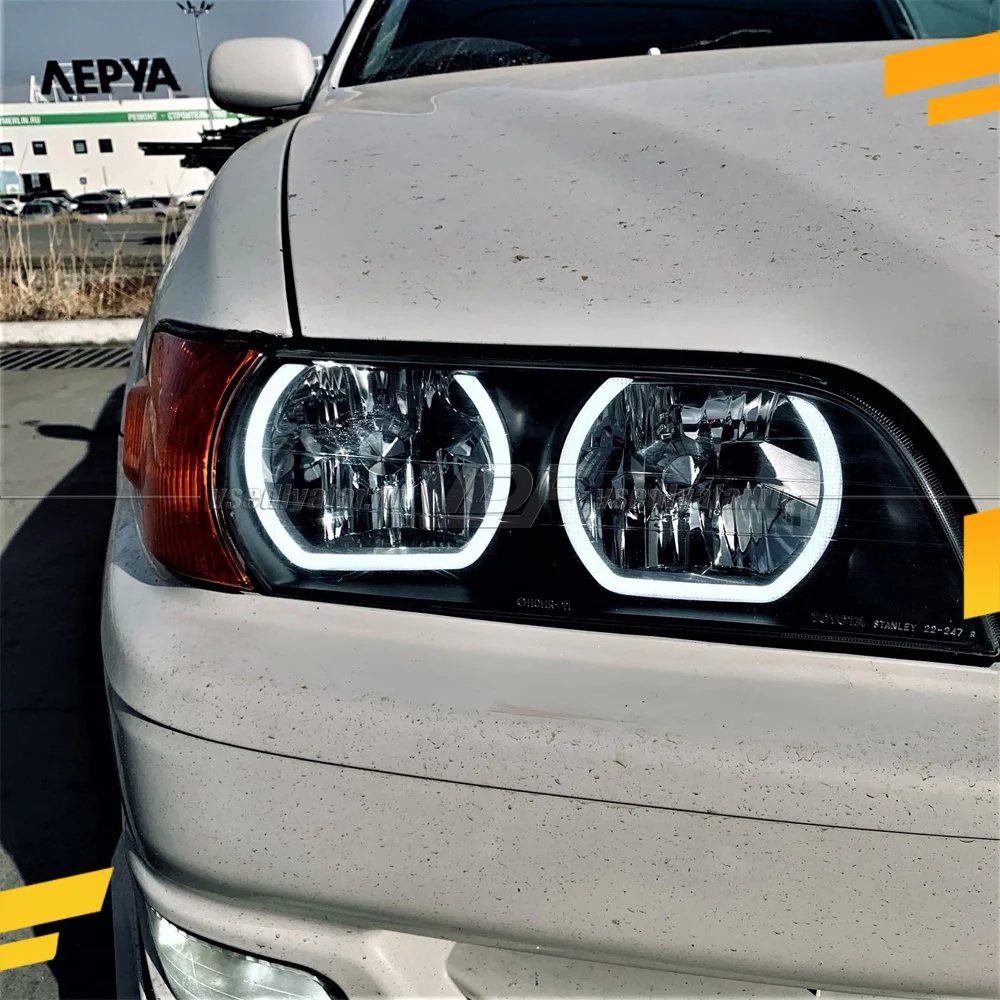 Светодиодные Ангельские глазки Toyota Chaser 1996-2001 Вариант 2 Цвет: Белый