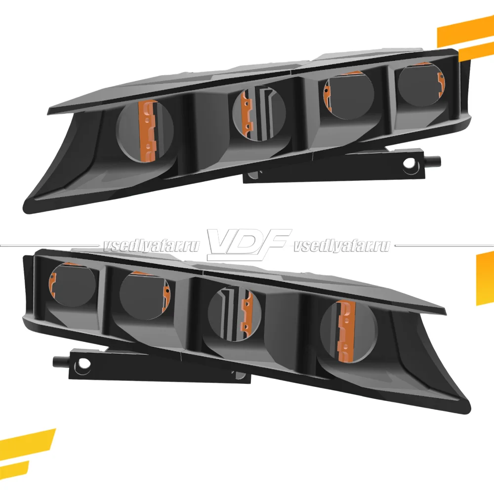 3D Набор для установки линз в фары Geely Coolray 2022-2026 рефлекторный LED