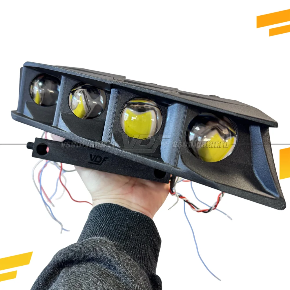 3D Набор для установки линз в фары Geely Coolray 2022-2026 рефлекторный LED