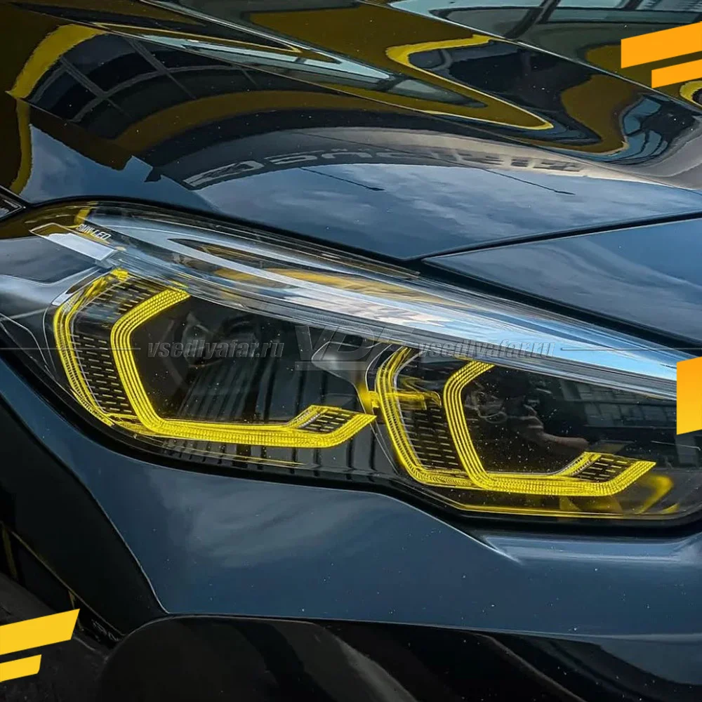 Комплект плат маркера BMW 1 F40 2019-2024 Цвет: Лимонный