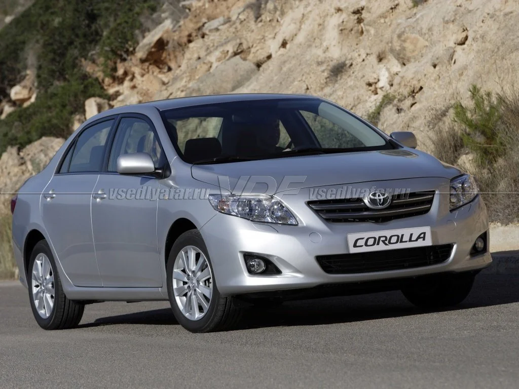 Стекло для фары Toyota Corolla E150 (2006-2010) Правое