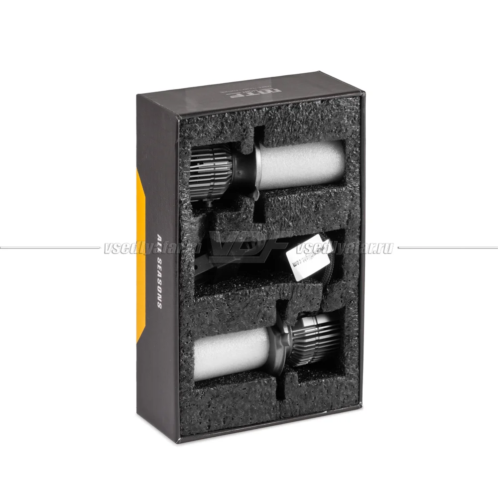 Светодиодные лампы MTF Light ALL SEASONS H4/H19 3000K 12V, 30W, 2шт, DV04K3