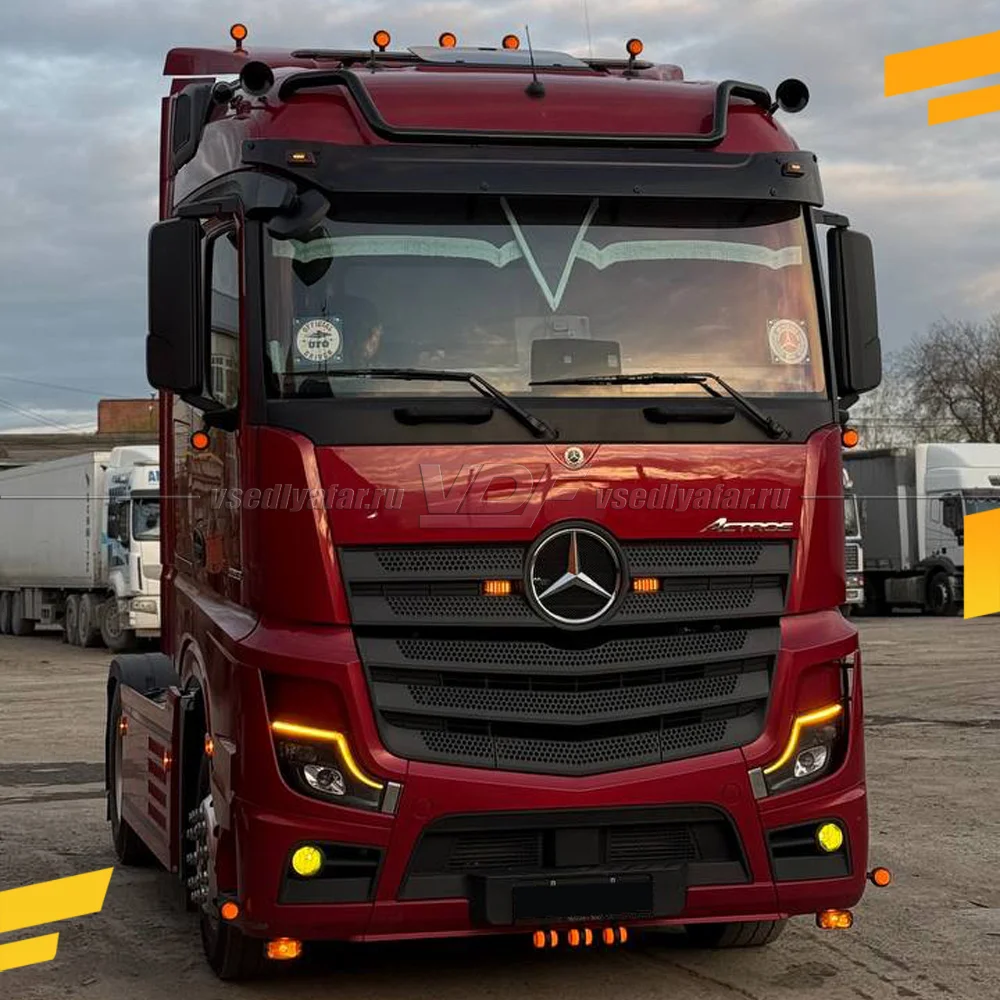 Комплект плат маркера Mercedes Actros MP4; MP5 2020+ Фары LED Цвет: Янтарный