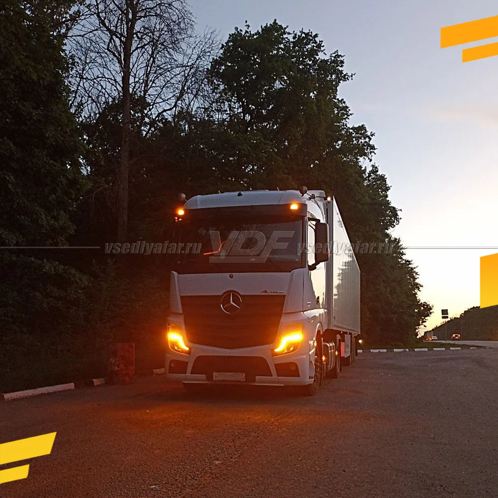 Комплект плат маркера Mercedes Actros MP4; MP5 2020+ Фары LED Цвет: Янтарный