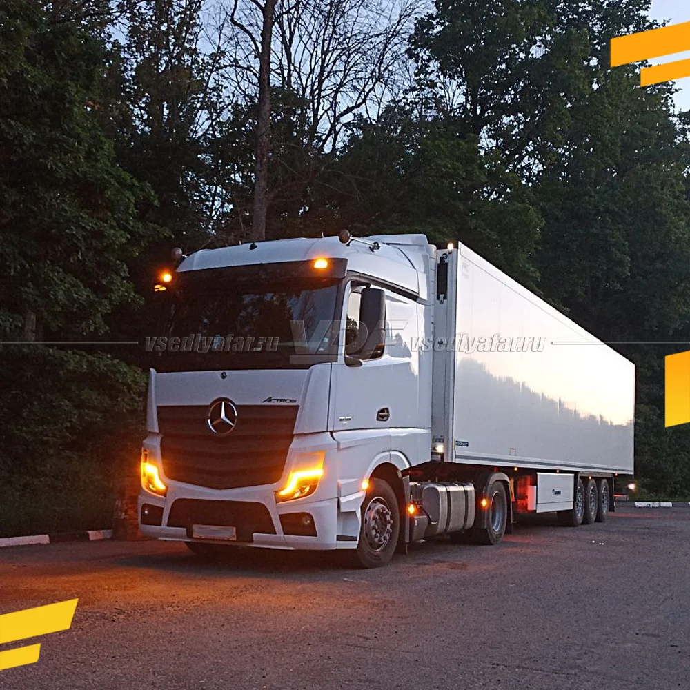 Комплект плат маркера Mercedes Actros MP4; MP5 2020+ Фары LED Цвет: Янтарный