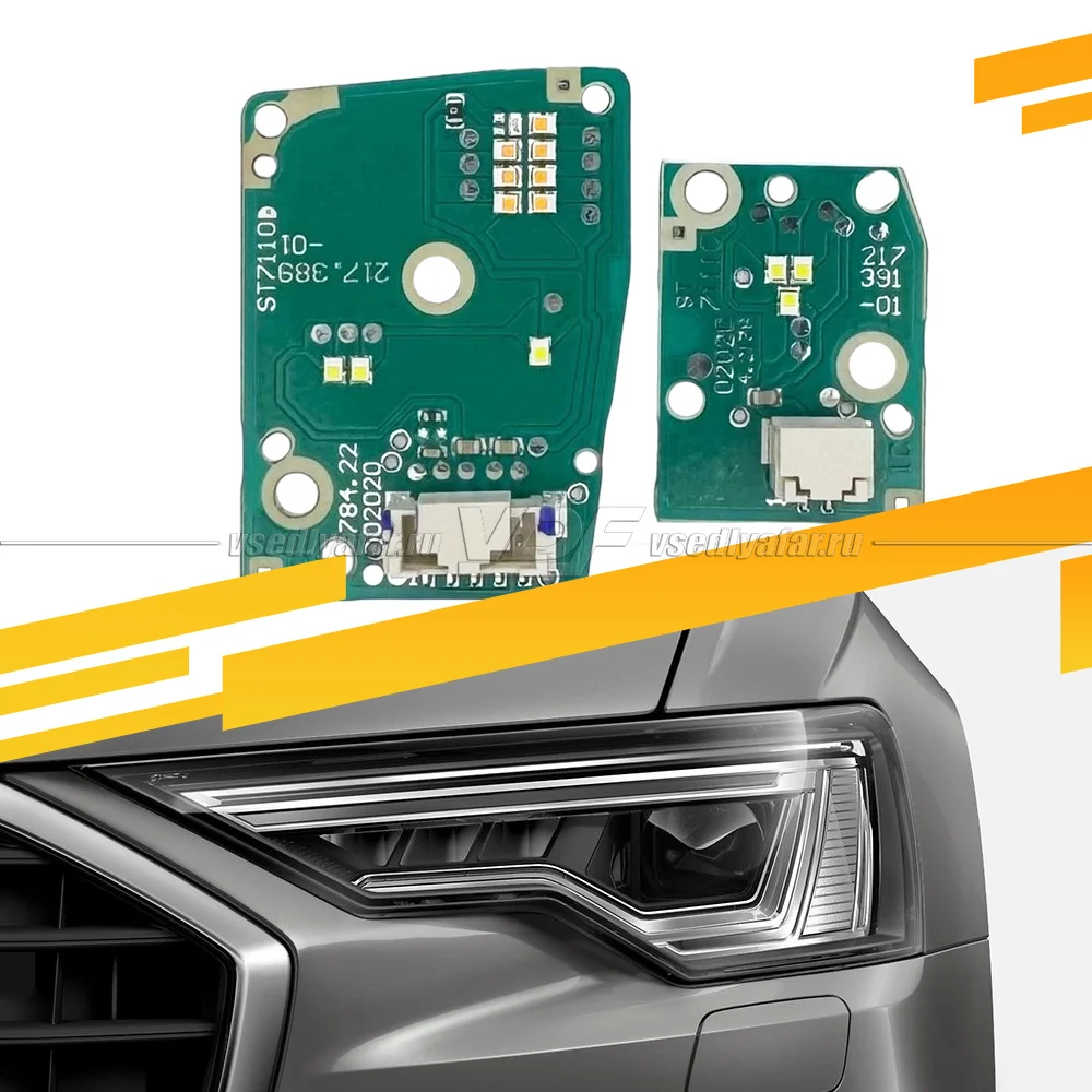 Плата маркера светодиодной Ресницы Audi A6 C8 2018-2024 LED Левая