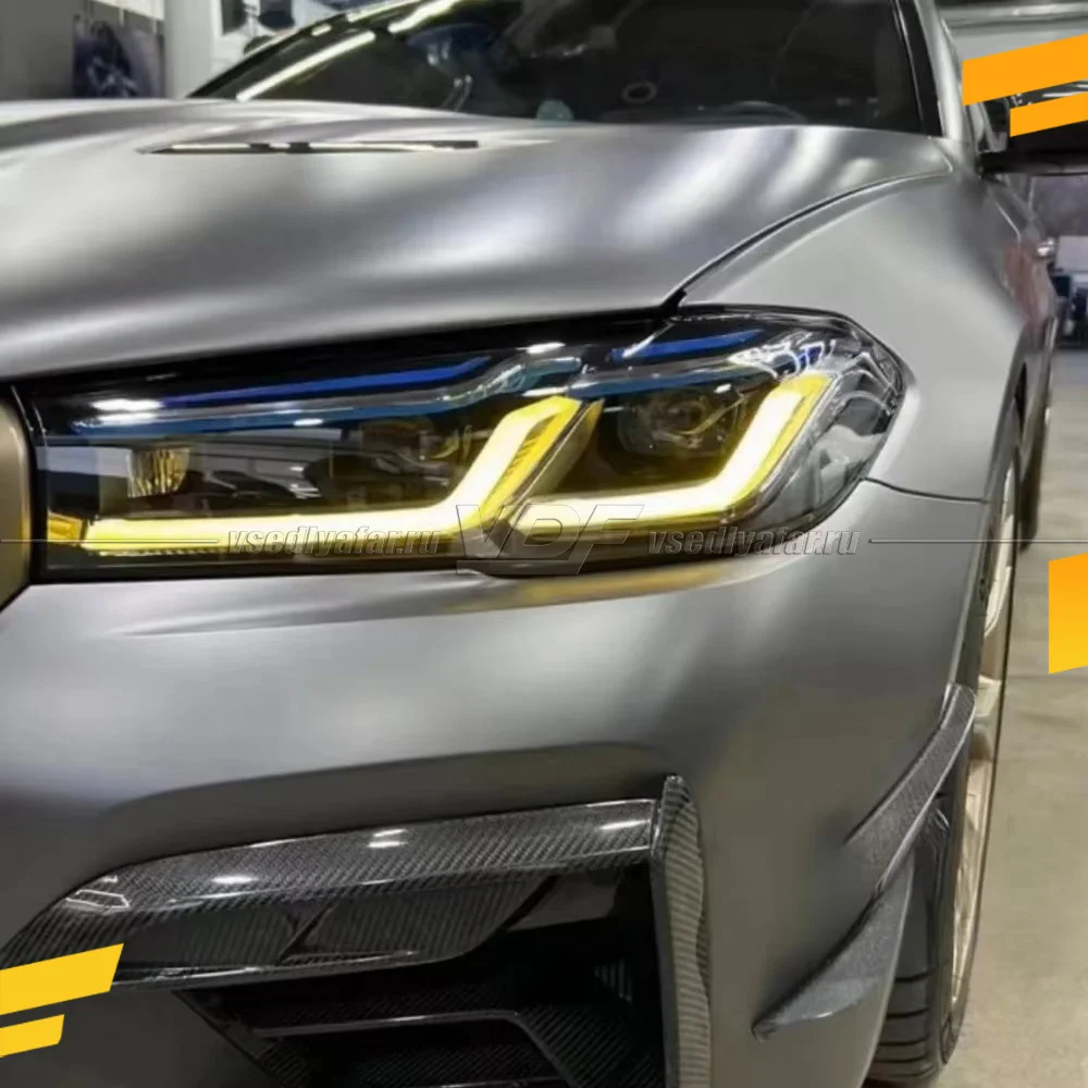 Комплект плат маркера BMW 5 G30/G31/F90 2020-2023 Лазер Цвет: Лимонный