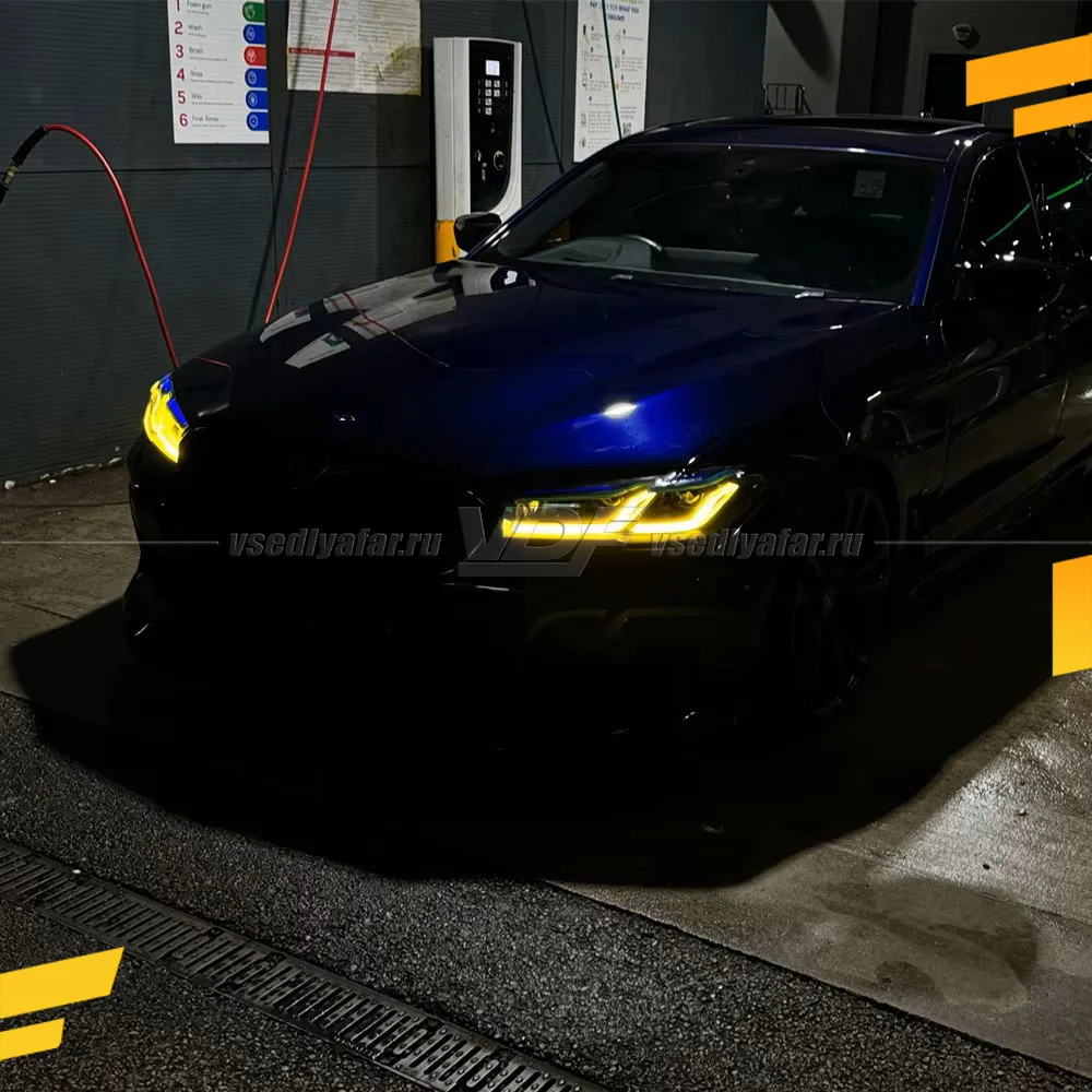 Комплект плат маркера BMW 5 G30/G31/F90 2020-2023 Лазер Цвет: Лимонный