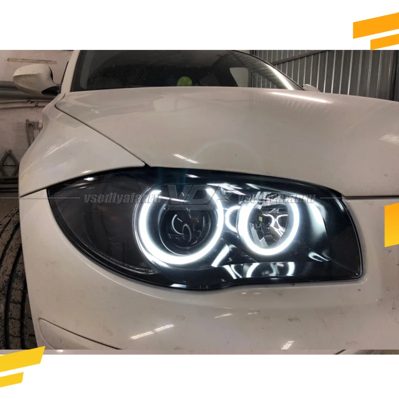 Светодиодные Ангельские глазки BMW 1 E81/88 2004-2012 Рефлектор Цвет: Белый