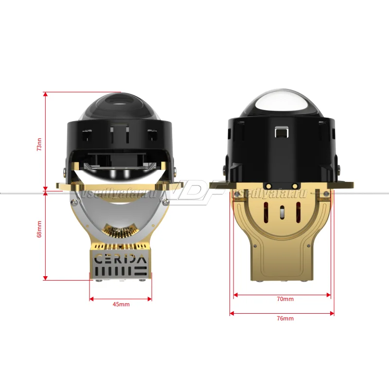 Светодиодные линзы Cerida X10 Las 3.0 Bi-Led (комплект 2 шт)