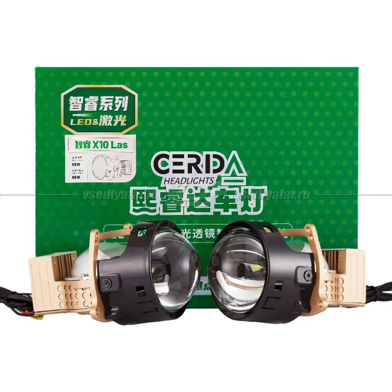 Светодиодные линзы Cerida X10 Las 3.0 Bi-Led (комплект 2 шт)