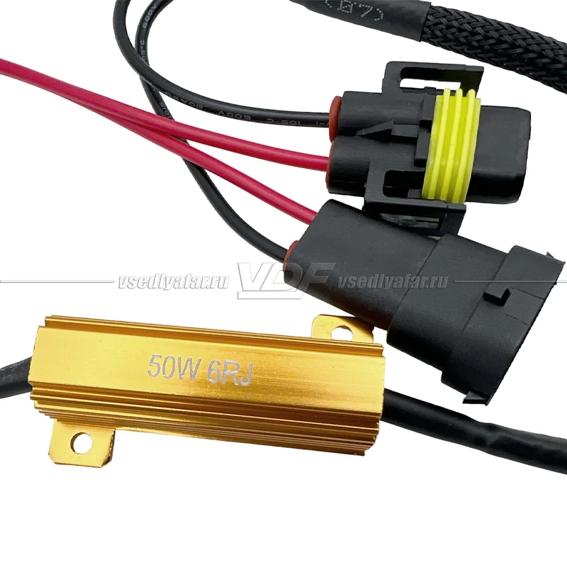 Резистор/Сопротивление 50W 6ОM H11 с фиксатором