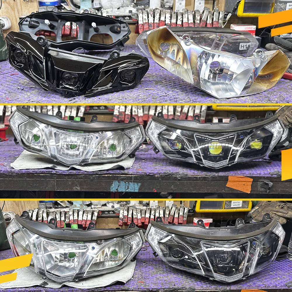 3D Набор для установки линз в фары Aprillia SRV850 2012-2016