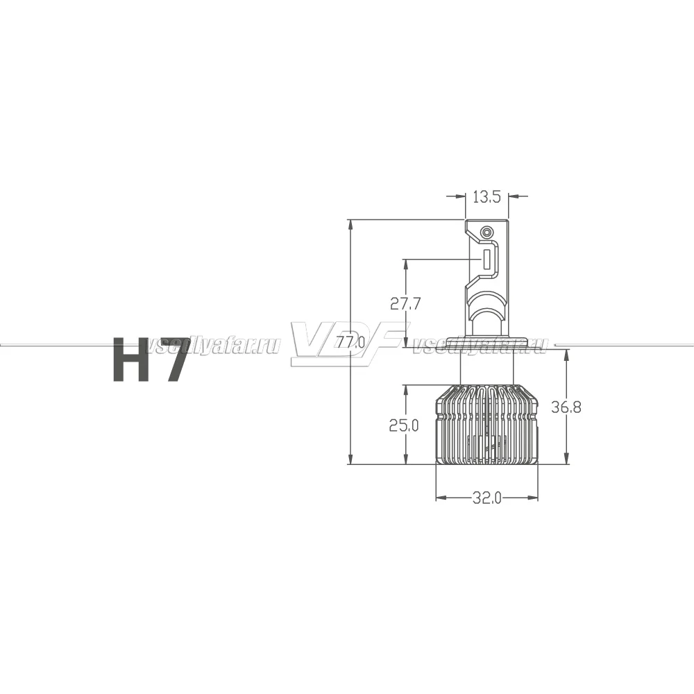 Светодиодные лампы MTF Light Active Night H7/H18 6000K 12V, 18W, 2шт, LAN07K6