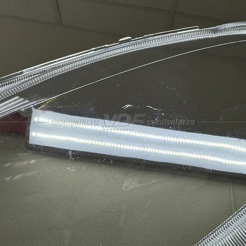 Уцененное стекло для фары Chery Fulwin 2 (2009-2012) хэтчбек Левое №3