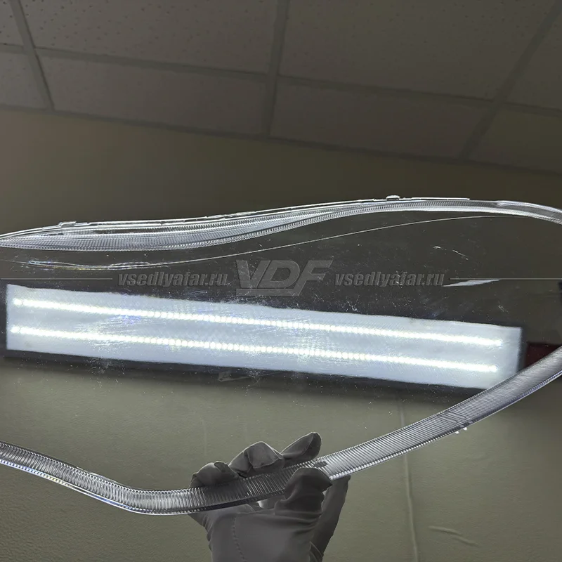 Уцененное стекло для фары Chery Fulwin 2 (2009-2012) хэтчбек Левое №3