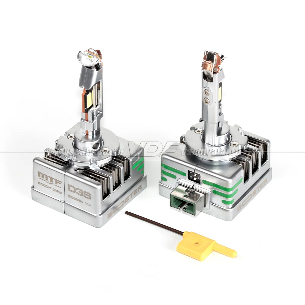 Светодиодные лампы MTF Light Booster V-Type D3S 6000K, 35W,  2шт, BD3S6v