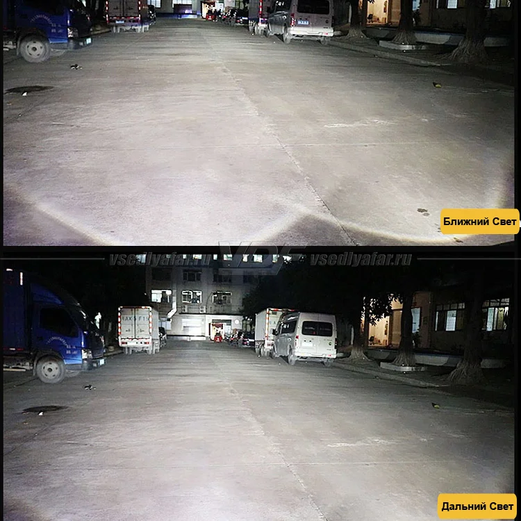 Светодиодные лампы VDF V4 Цоколь H4 5500K 