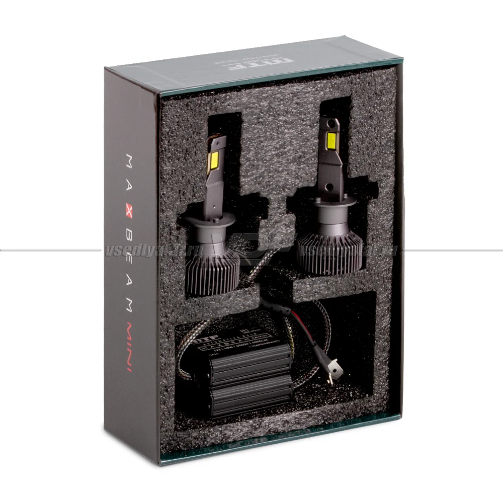 Светодиодные лампы MTF Light MaxBeam MINI H1 6000K 12V, 45W, 2шт, MM01K6