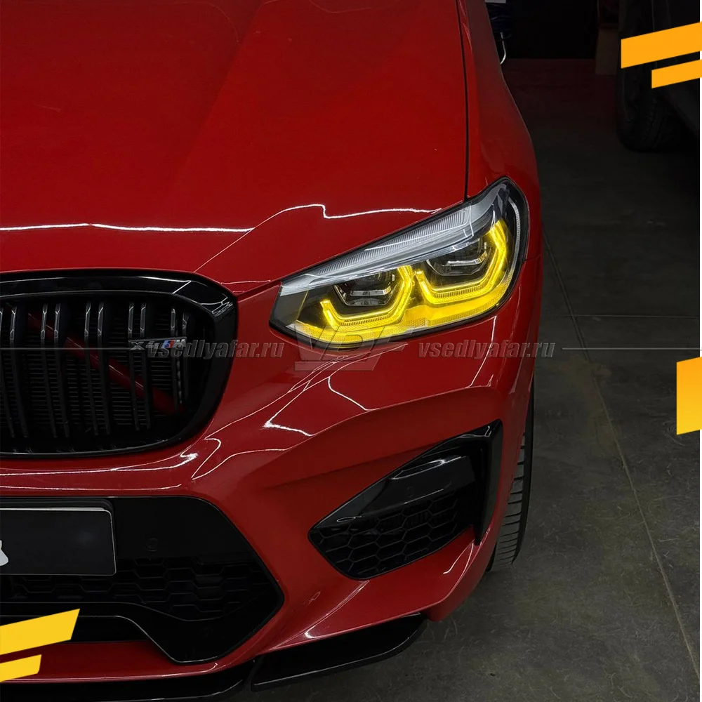 Комплект плат маркера BMW X3 G01 2017-2021 VDF-Light Цвет: Лимонный