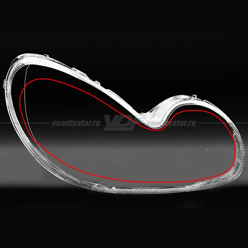 Уцененное стекло для фары Hyundai Sonata EF (2001-2013) Правое №9