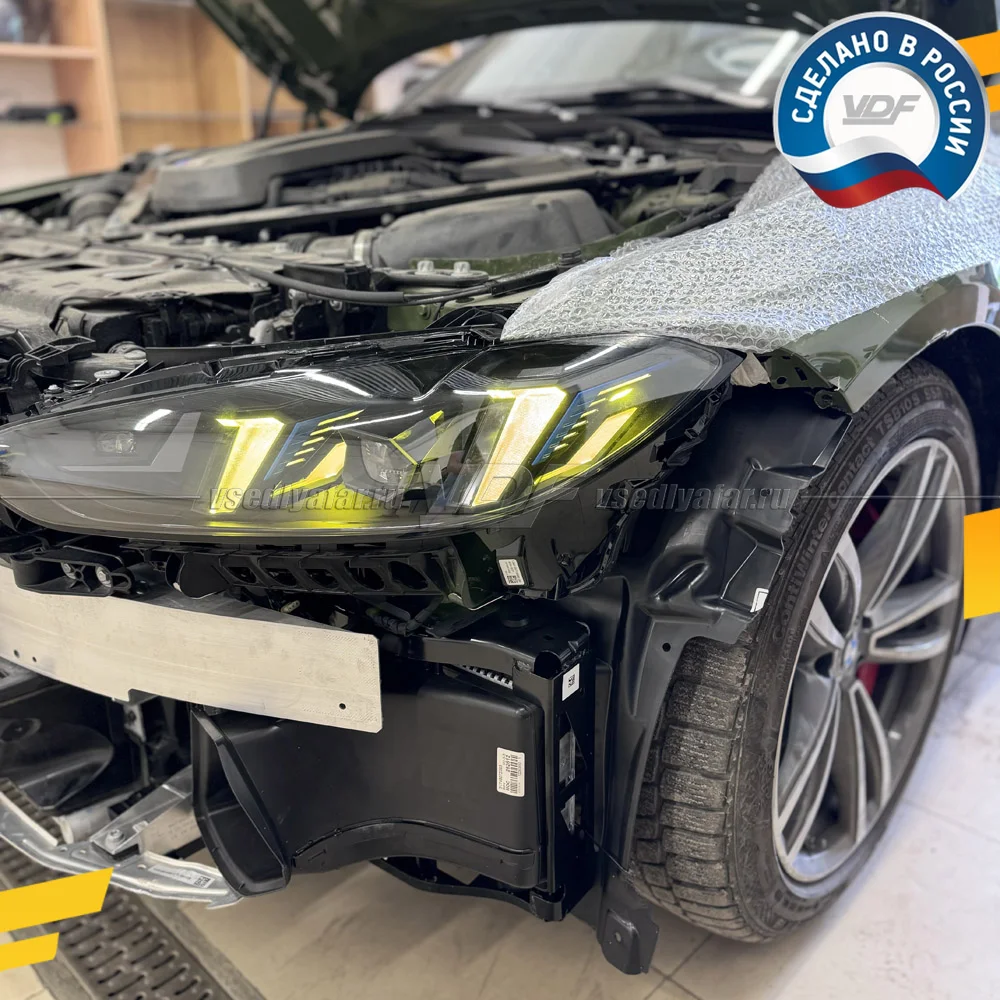 Комплект плат маркера BMW M4 G82 2023-2026 Цвет: Лимонный