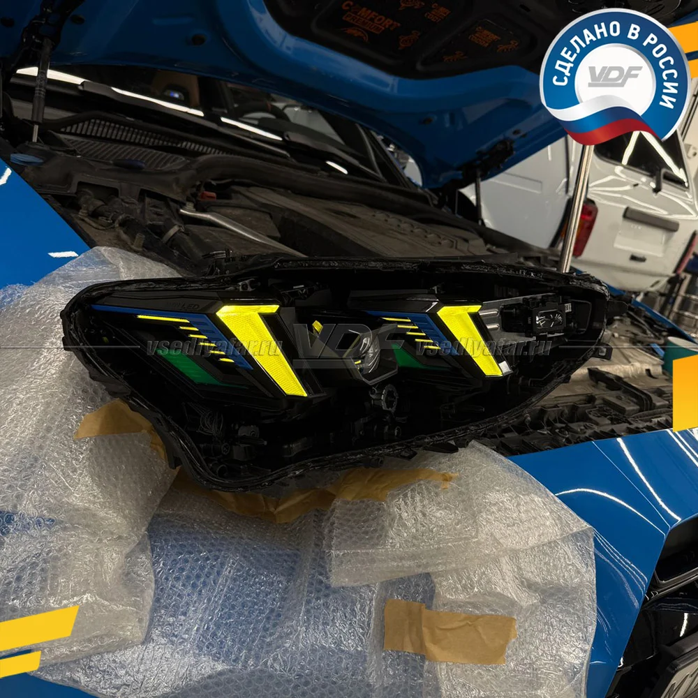 Комплект плат маркера BMW M4 G82 2023-2026 Цвет: Лимонный